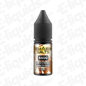 Smash Salts 6500 Tim H's French Vanilla Latte Nic Salt