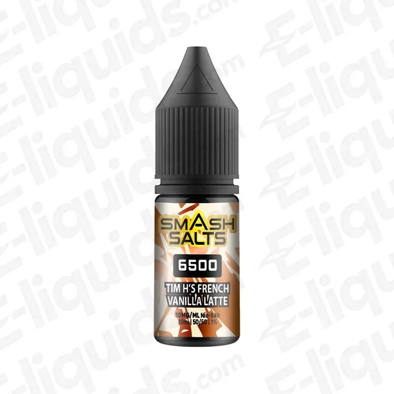 Smash Salts 6500 Tim H's French Vanilla Latte Nic Salt