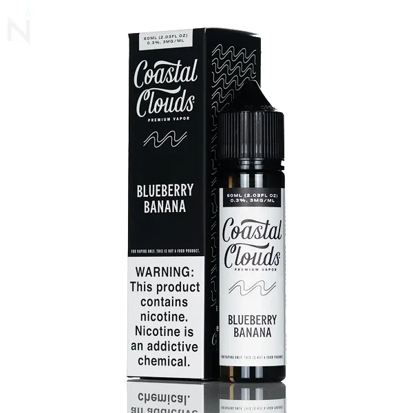 Coastal Clouds E-Liquid - Blueberry Banana - 60ml