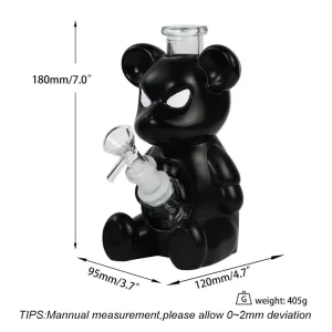 Non branded Water Pipe H649 7" Violent Bear