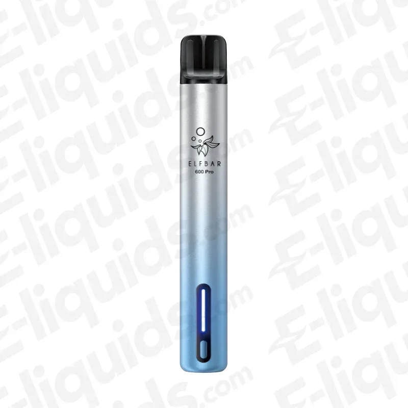 Elf Bar 600 Pro Aurora Cyan - Blueberry Sour Raspberry Prefilled Pod Kit
