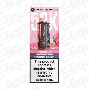 Pyne Pod Click 50K Pomegranate Edition Prefilled Pod Kit