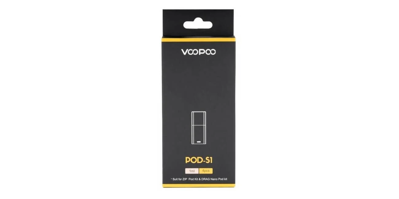 VOOPOO Pod-S1 - 4pcs Replacement Pods