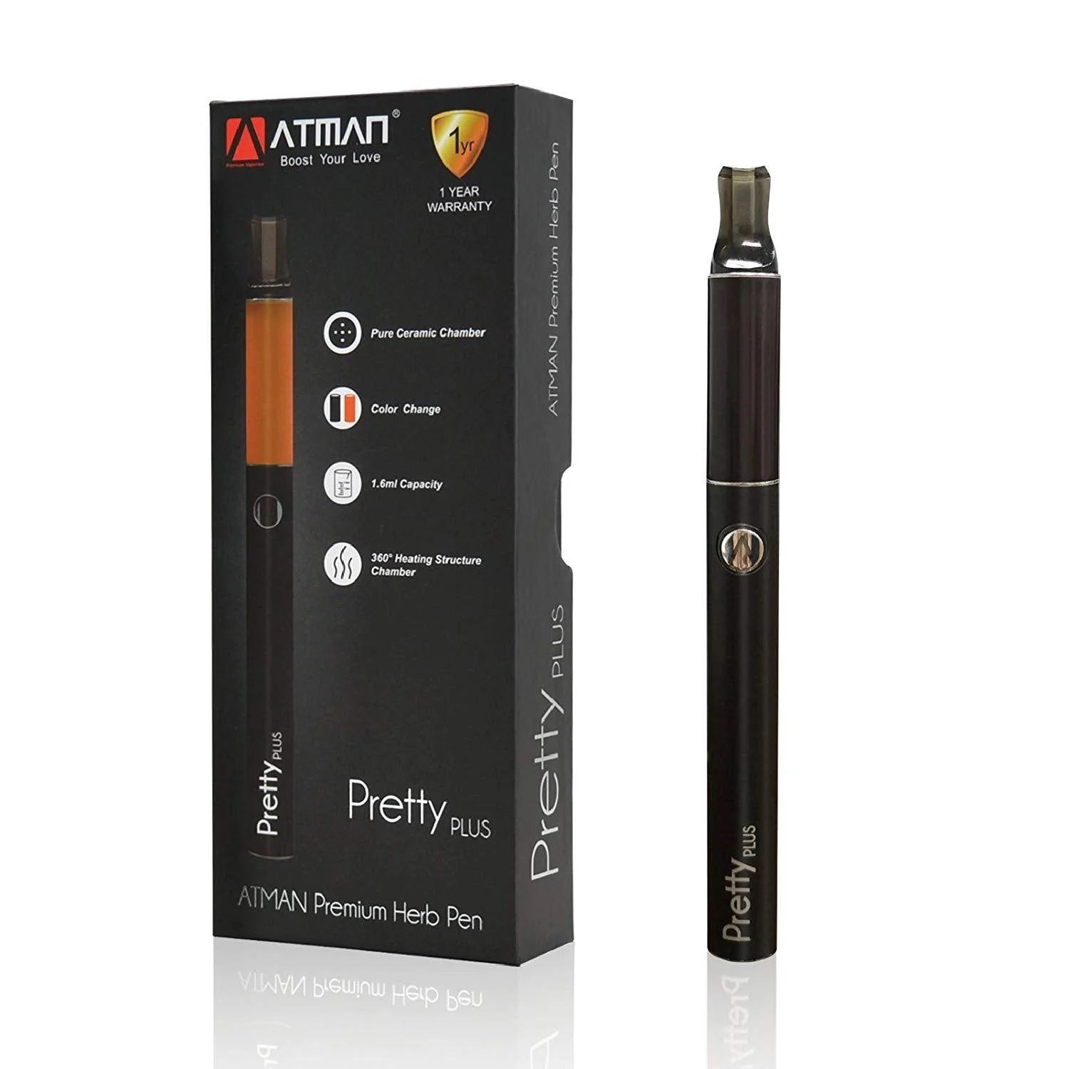 Atman Pretty Plus Dry Herb Vaporizer Pen