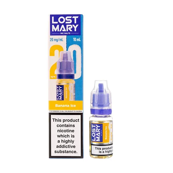 Banana Ice Nic Salt E-Liquid by Lost Mary