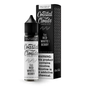 Red White and Berry Iced by Coastal Clouds Series E-Liquid 60mL (Freebase)