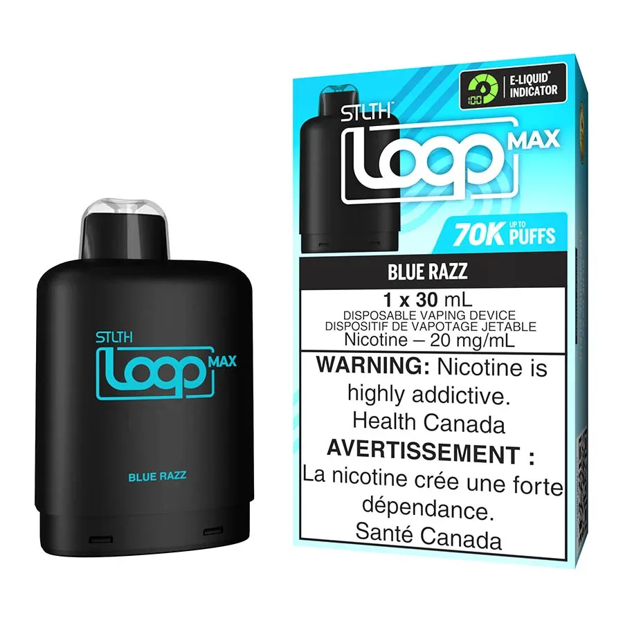 STLTH Loop Max E-Liquid Pod Pack - Blue Razz