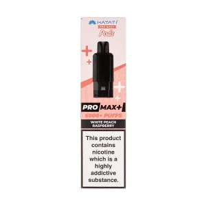 White Peach Raspberry Pro Max Plus Prefilled Pod + Refill by Hayati
