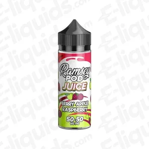 Ramsey E-Liquids Berry Apple Raspberry Ramsey Pod Juice 100ml Shortfill Vape Juice
