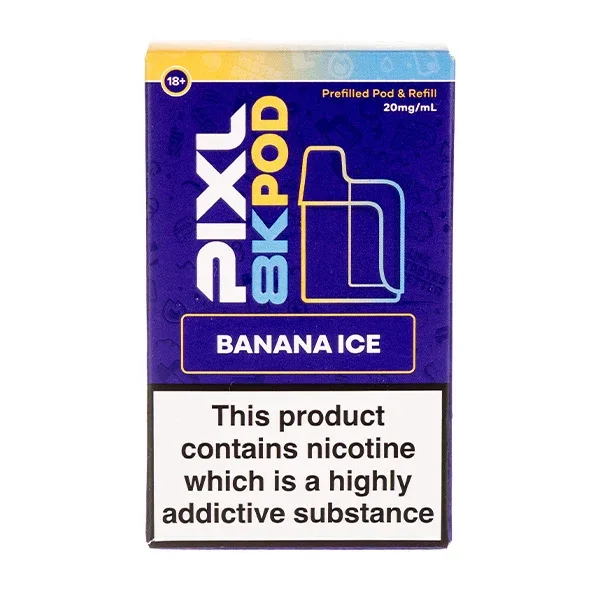 Banana Ice Pixl 8000 Prefilled Pod + Refill Pack