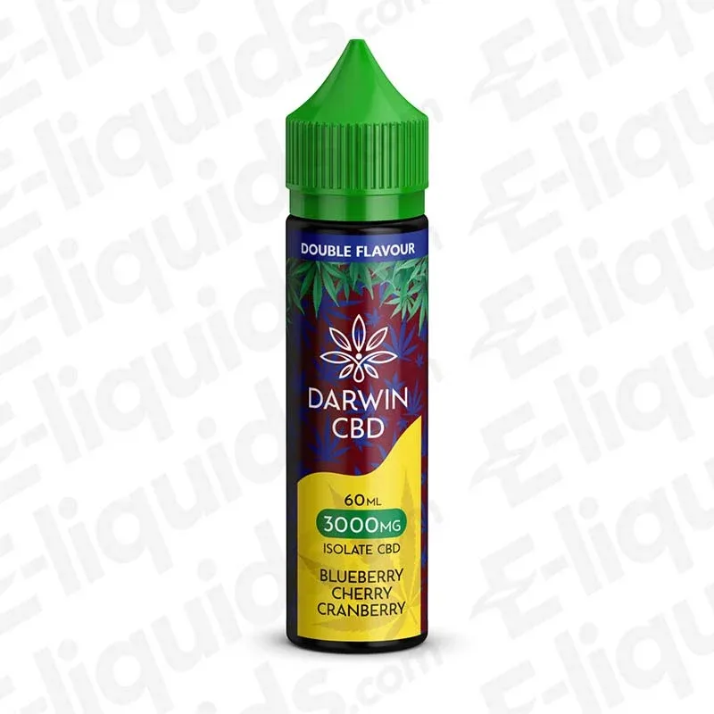 Darwin CBD 60ml Blueberry Cherry Cranberry Vape Juice