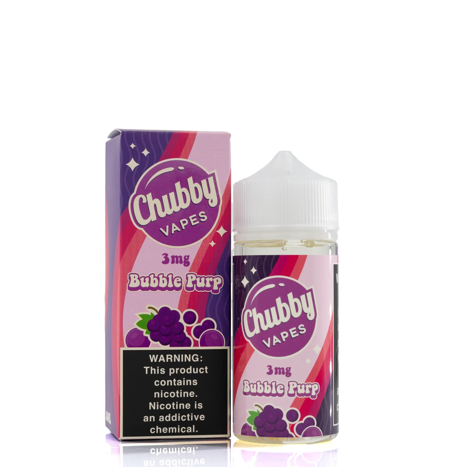 Chubby Bubble Vapes - Bubble Purp - 100ml