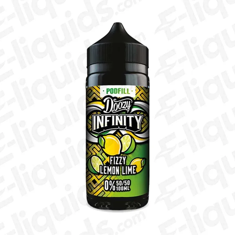 Doozy Infinity Fizzy Lemon Lime 50/50 100ml Shortfill