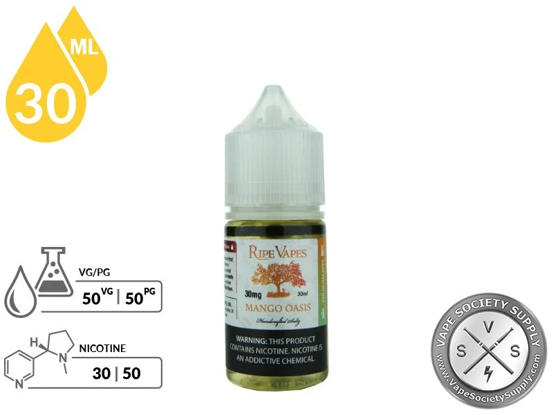 Mango Oasis by Ripe Vapes Handcrafted Saltz 30ml - Image 2