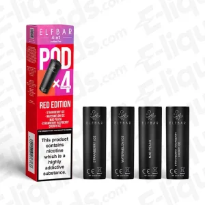 ELF BAR 4-in-1 Red Edition Prefilled Pod
