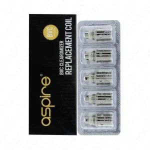 Aspire Clearomizer BVC Replacement Coils (5-Pack)