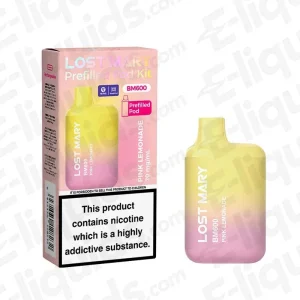 Lost Mary BM600 Pink Lemonade Prefilled Pod Kit