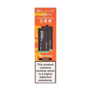 Triple Mango Legend 1500 Prefilled Pods by Elux