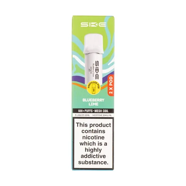 Blueberry Lime Crystal 600 Pro Prefilled Pods by SKE - Image 2