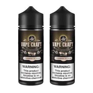 Vape Craft Strawberry Ice Cream 2 Bottle Bundle