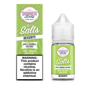 Apple Crumble Custard SALT - Dinner Lady - 30mL