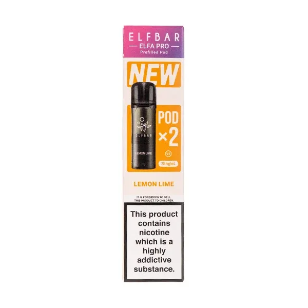 Lemon Lime Elfa Pro V2 Prefilled Pods by Elf Bar