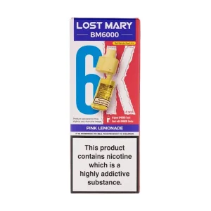 Pink Lemonade BM6000 Prefilled Pod + Refill by Lost Mary