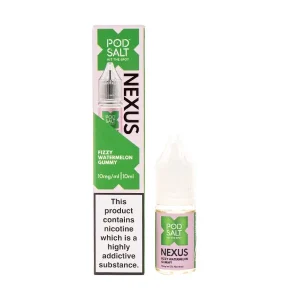 Fizzy Watermelon Gummy Nic Salt E-Liquid by Pod Salt Nexus