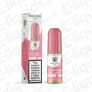 Bar Juice 5000 Strawberry Ice Cream Nic Salt