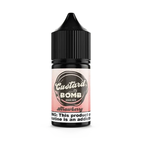 Strawberry SALT - Custard Bomb - 30mL