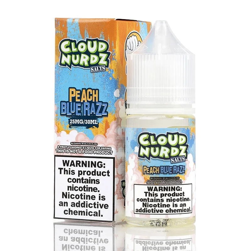 Peach Blue Razz - Cloud Nurdz SALTS - 30mL