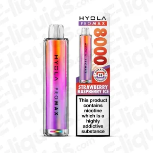 Hyola Pro Max 8000 Strawberry Raspberry Prefilled Pod Kit