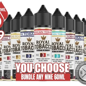Royal Tobacco E-Juice Bundle 9x60ml (540ml)