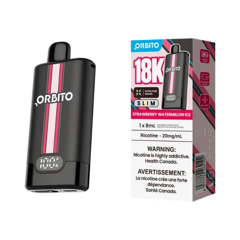 Orbito Slim 18K Disposable Vape - Strawberry Watermelon Ice