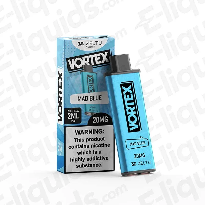 Zeltu X3 Vortex Mad Blue Prefilled Pod - Image 2