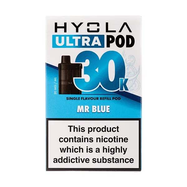Mr Blue Ultra 30k Prefilled Pods by Hyola