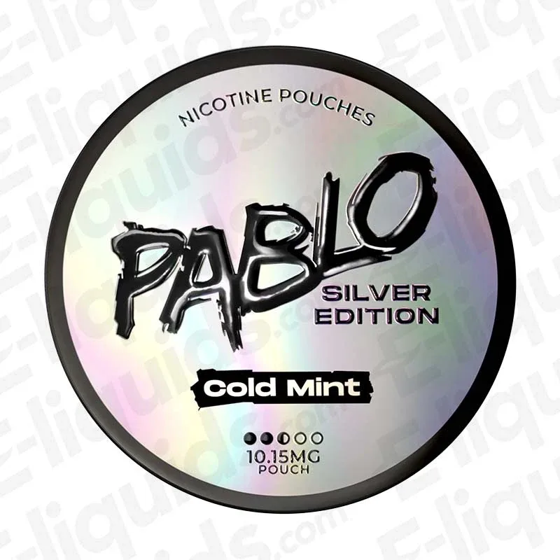 Pablo Silver Edition Cold Mint Nicotine Pouches