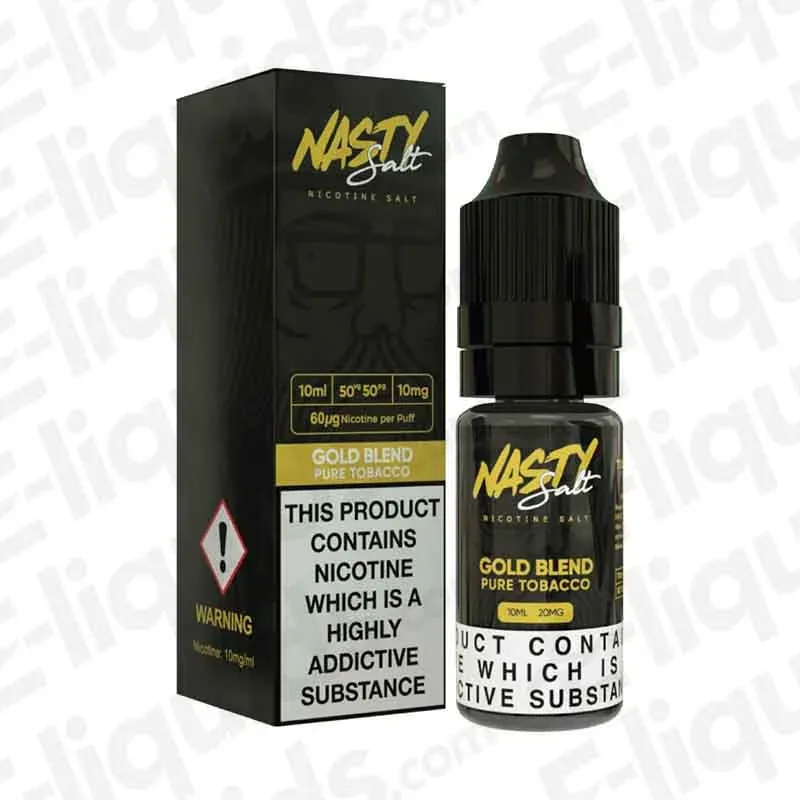 Nasty Juice Gold Blend Tobacco Nic Salt