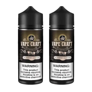 Vape Craft Blueberry Custard 2 Bottle Bundle - Breazy