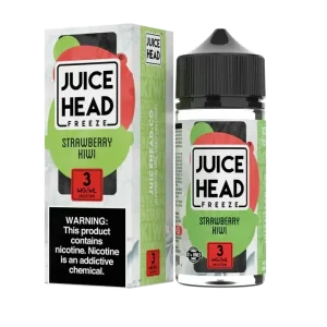 Juice Head Freeze E-Liquid - Strawberry Kiwi Freeze (Kiwi Berry Freeze) - 100ml