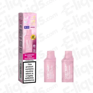 Lost Mary BM600 Blueberry Sour Raspberry Prefilled Pods 2 Pack