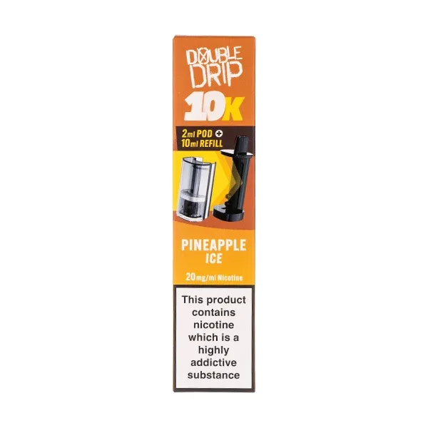 Pineapple Ice 10k Prefilled Pod + Refill by Double Drip