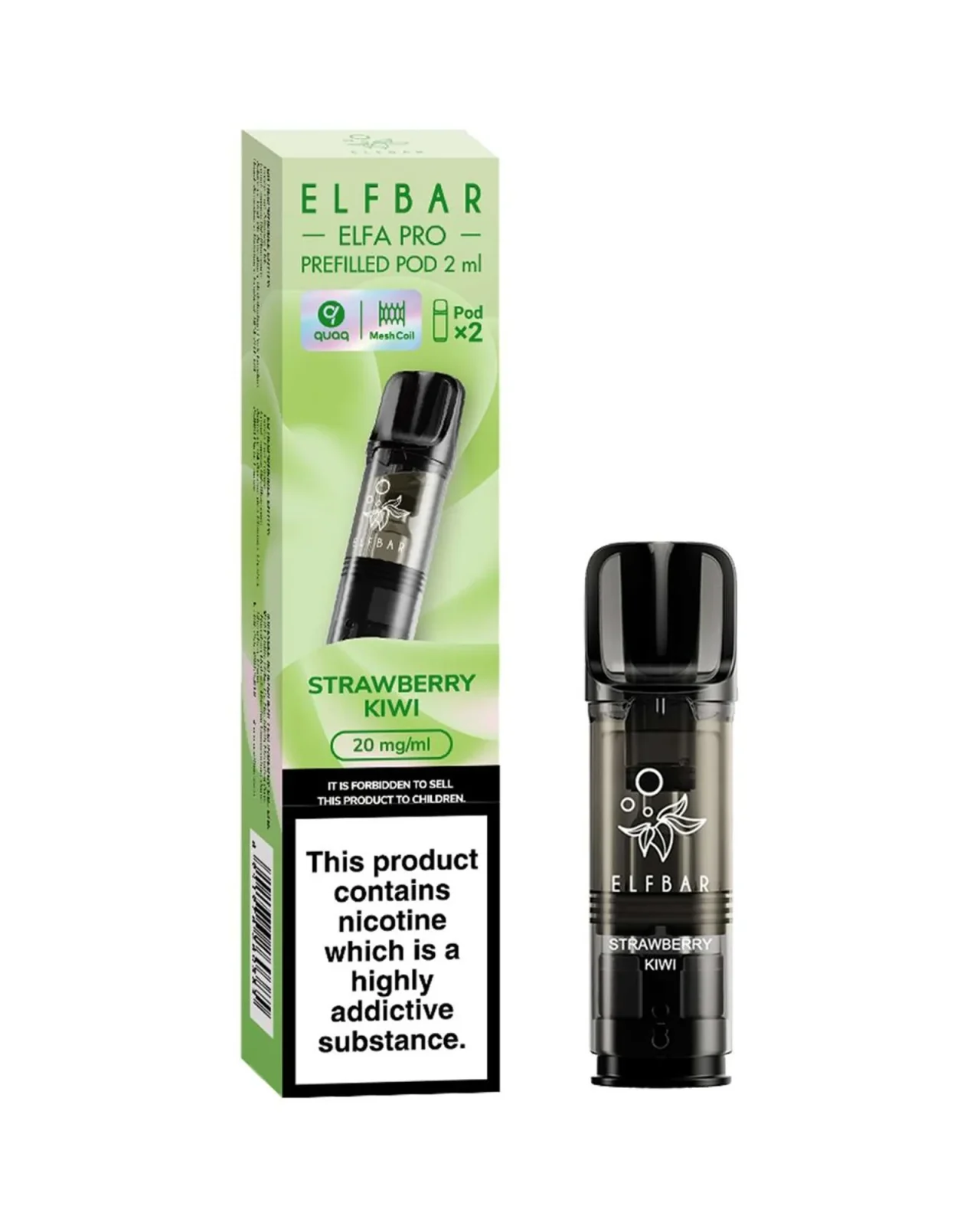 Strawberry Kiwi Elf Bar Elfa Pro Pods (x2) - Image 2