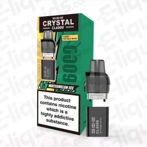 SKE Crystal CL6000 Watermelon Ice Prefilled Pod
