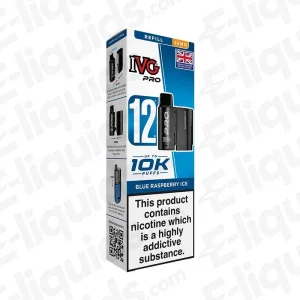 IVG Pro 12 10mg Blue Raspberry Ice Prefilled Pod