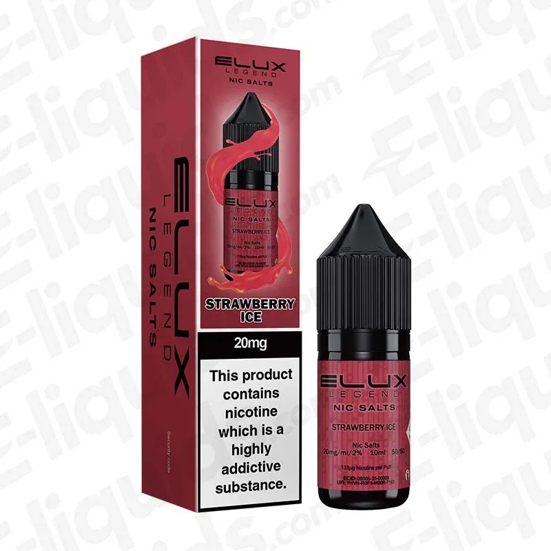 Elux Legend Strawberry Ice Nic Salt - Image 2