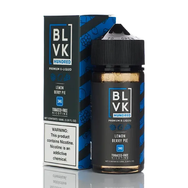 BLVK Hundred E-liquid - Lemon Berry Pie - 100ml