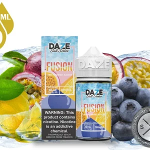 Lemon Passionfruit Blueberry ICED 7 Daze Fusion Salt 30ml