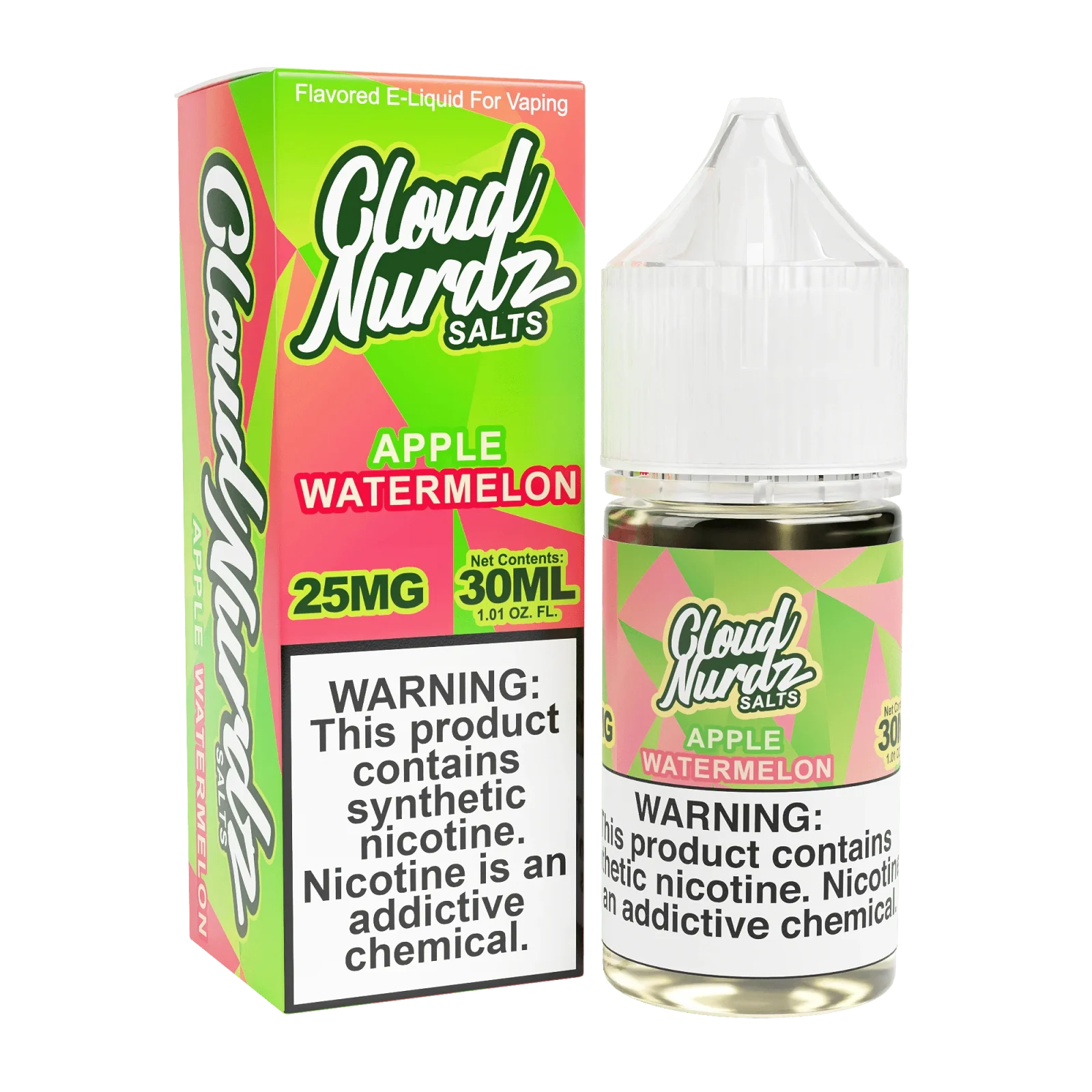 Apple Watermelon SALT - Cloud Nurdz - 30mL