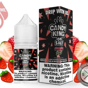 Strawberry Pop Drops CANDY KING on SALT 30ml